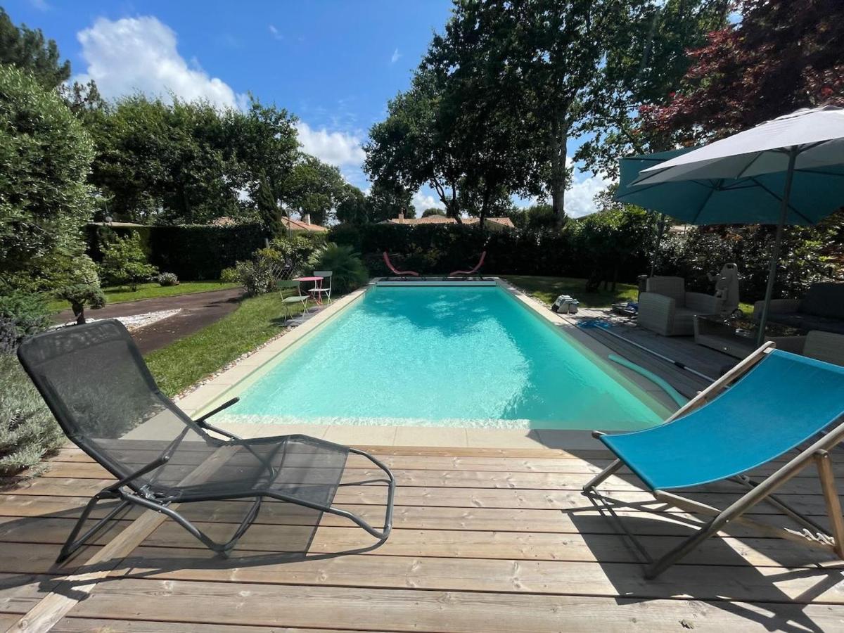 Villa Avec Piscine Andernos Les Bains Екстериор снимка
