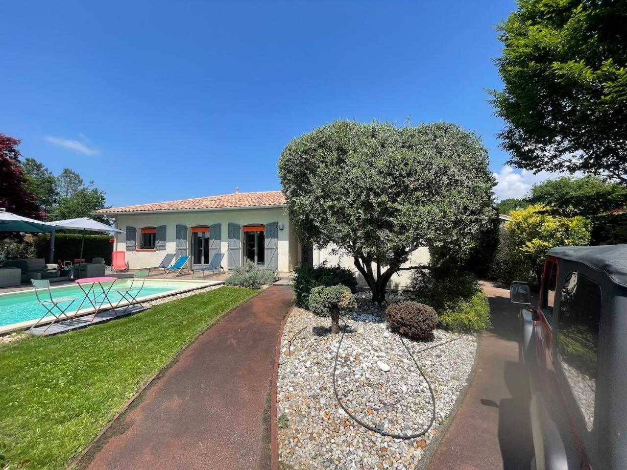 Villa Avec Piscine Andernos Les Bains Екстериор снимка