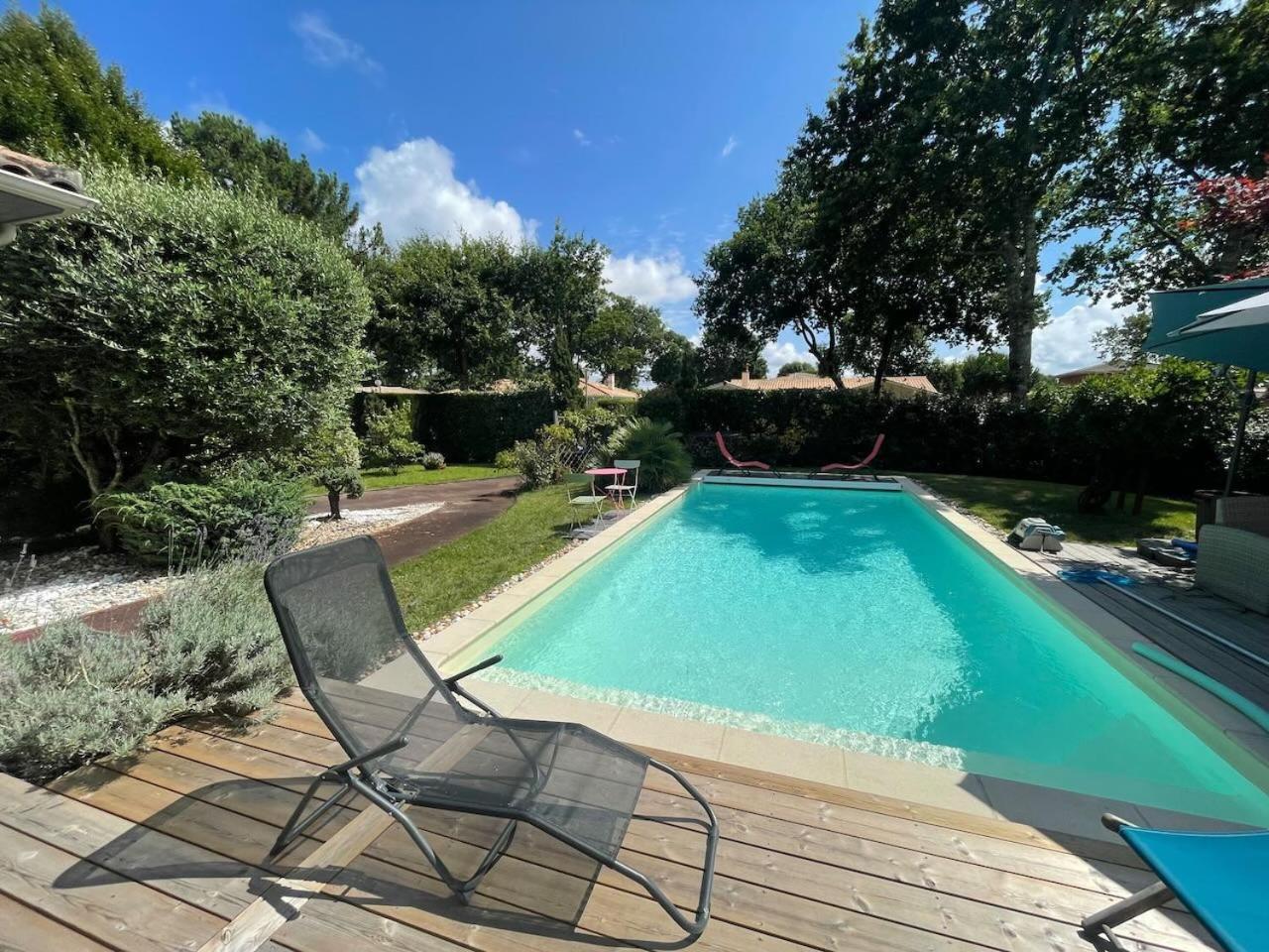 Villa Avec Piscine Andernos Les Bains Екстериор снимка