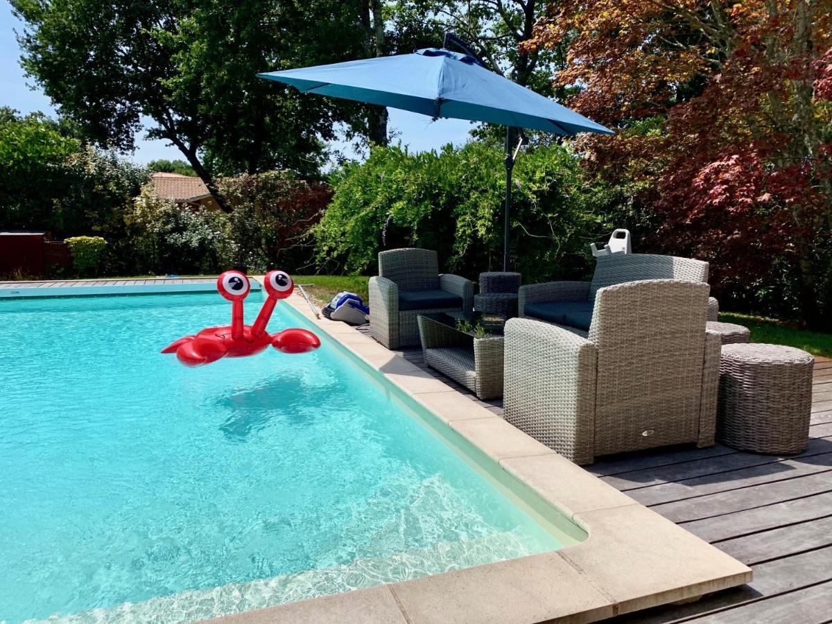 Villa Avec Piscine Andernos Les Bains Екстериор снимка